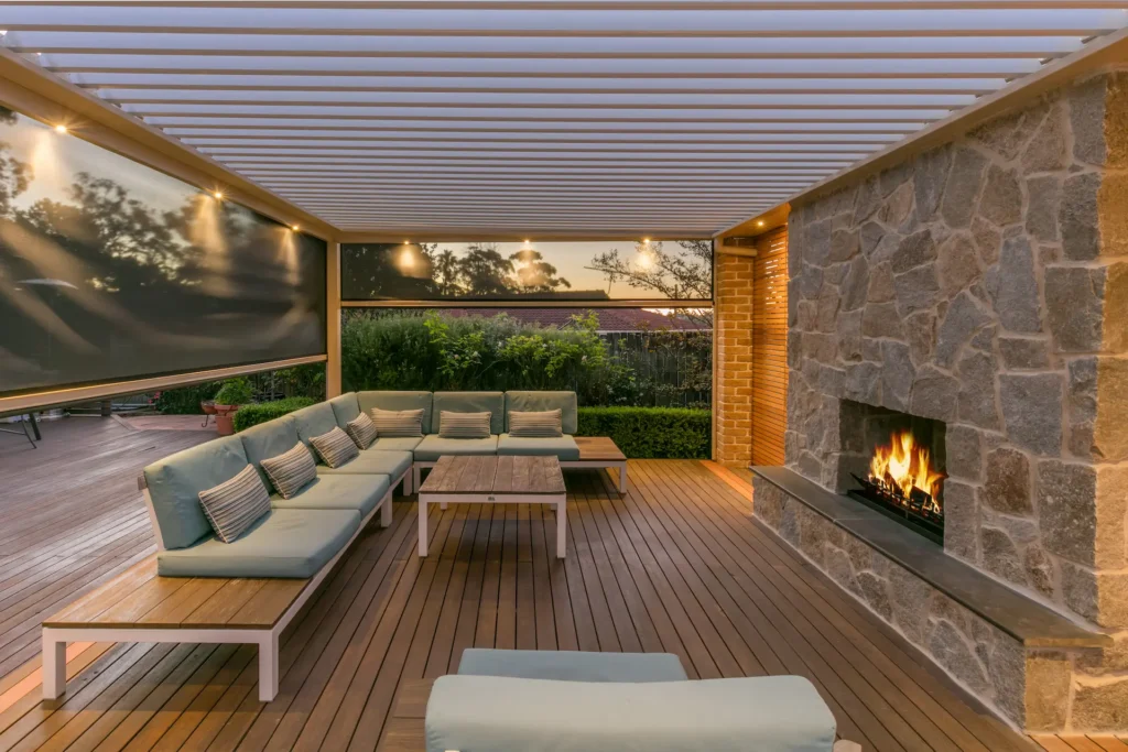 Ziptrak® Outdoor Blinds installed by Opening Roof Specialists